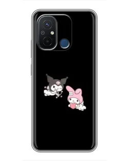 Чехол для Xiaomi Redmi 12C с картинкой «My Melody и Kuromi»