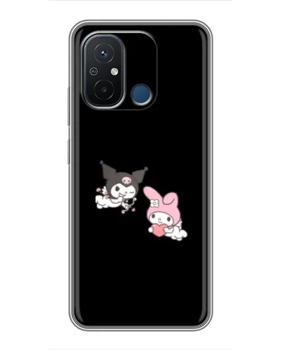 Чехол для Xiaomi Redmi 12C с картинкой «My Melody и Kuromi»