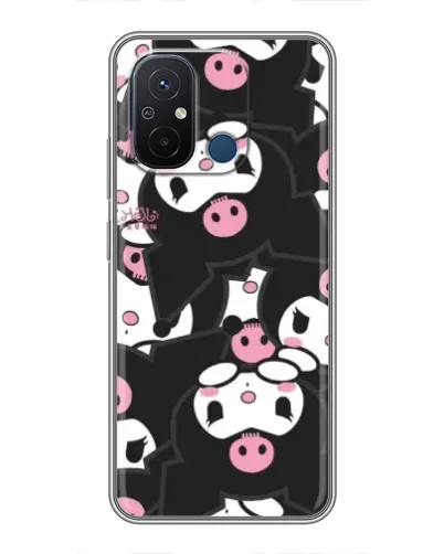 Чехол для Xiaomi Redmi 12C с картинкой «Паттерн голов Куроми»