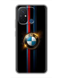Чехол для Xiaomi Redmi 12C с картинкой «BMW M-Power неон»
