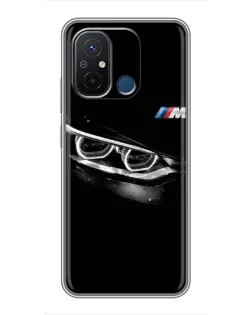 Чехол для Xiaomi Redmi 12C с картинкой «BMW — взгляд тигра»