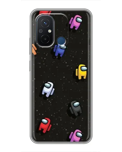 Чехол для Xiaomi Redmi 12C с картинкой «Космический паттерн Among Us» Чехол для Xiaomi Redmi 12C с картинкой «Космический паттерн Among Us»