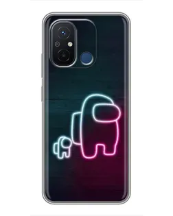 Чехол для Xiaomi Redmi 12C с картинкой «Among Us неон-арт» Чехол для Xiaomi Redmi 12C с картинкой «Among Us неон-арт»