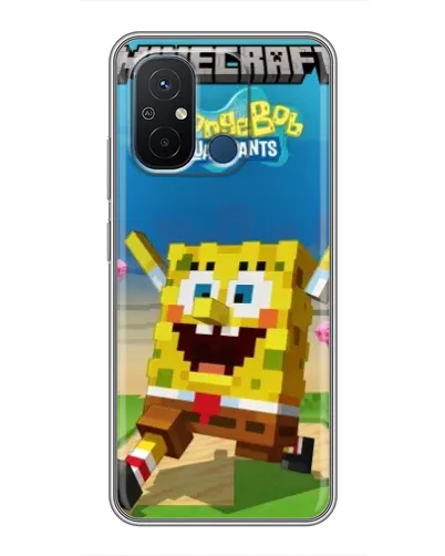 Чехол для Xiaomi Redmi 12C с картинкой «Губка Боб Minecraft» Чехол для Xiaomi Redmi 12C с картинкой «Губка Боб Minecraft»