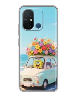 Чехол для Xiaomi Redmi 12C с картинкой «Автомобильное путешествие»