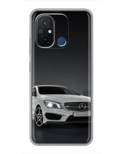 Чехол для Xiaomi Redmi 12C с картинкой «Mercedes AMG GT Silver»