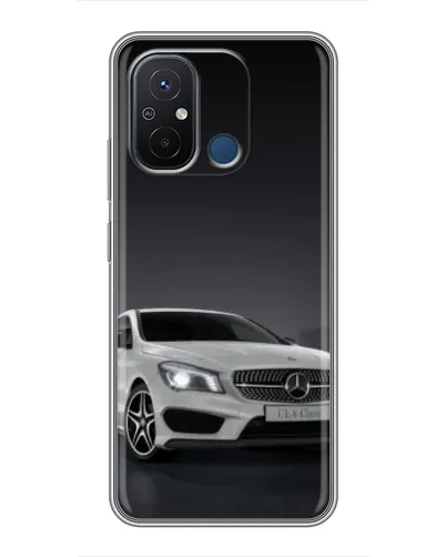 Чехол для Xiaomi Redmi 12C с картинкой «Mercedes AMG GT Silver»