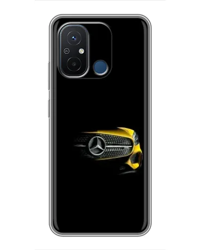 Чехол для Xiaomi Redmi 12C с картинкой «Mercedes — ретро стиль»
