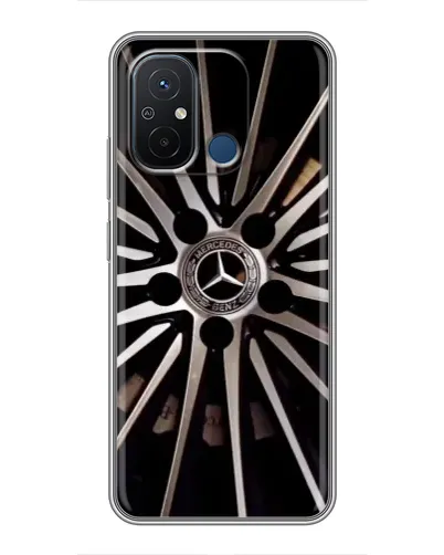 Чехол для Xiaomi Redmi 12C с картинкой «Диск Mercedes»