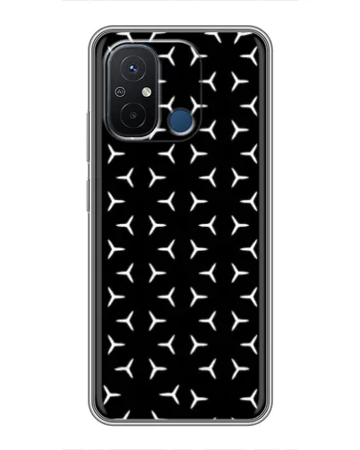 Чехол для Xiaomi Redmi 12C с картинкой «Mercedes паттерн звезд» Чехол для Xiaomi Redmi 12C с картинкой «Mercedes паттерн звезд»