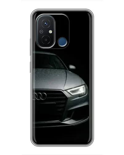 Чехол для Xiaomi Redmi 12C с картинкой «Audi — детализация кузова»