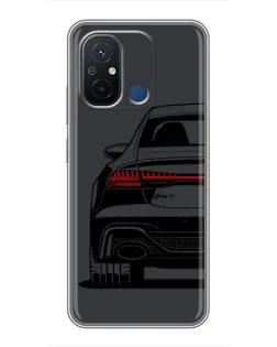 Чохол для Xiaomi Redmi 12C з картинкою «Задня частина Audi — арт»