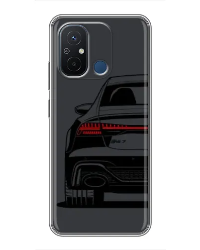 Чехол для Xiaomi Redmi 12C с картинкой «Задняя часть Audi — арт»
