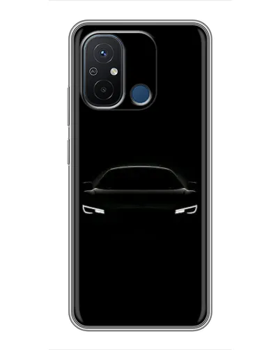 Чехол для Xiaomi Redmi 12C с картинкой «Взгляд Audi в темноте»