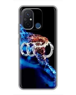 Чохол для Xiaomi Redmi 12C з картинкою «Енергія лого Audi»