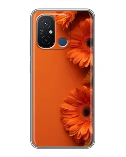Чехол для Xiaomi Redmi 12C с картинкой «Оранжевые герберы» Чехол для Xiaomi Redmi 12C с картинкой «Оранжевые герберы»