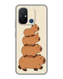 Чехол для Xiaomi Redmi 12C с картинкой «Башня из капибар» Чехол для Xiaomi Redmi 12C с картинкой «Башня из капибар»