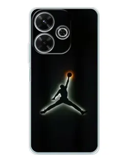 Чохол для Xiaomi Redmi 13 з картинкою «Jordan Gradient Logo»