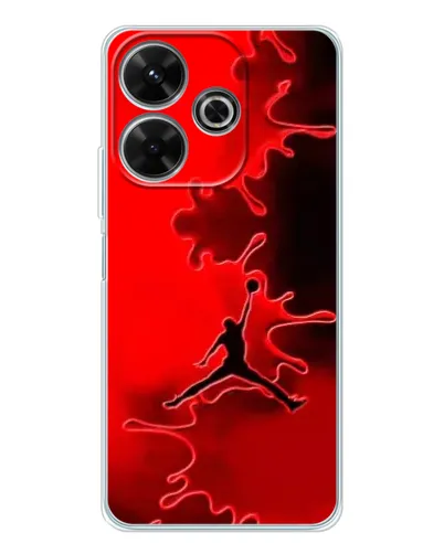 Чехол для Xiaomi Redmi 13 с картинкой «Jordan Red Smoke» Чехол для Xiaomi Redmi 13 с картинкой «Jordan Red Smoke»