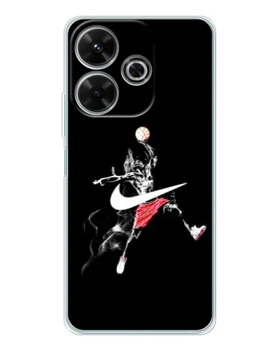 Чехол для Xiaomi Redmi 13 с картинкой «Jordan Jumpman» Чехол для Xiaomi Redmi 13 с картинкой «Jordan Jumpman»
