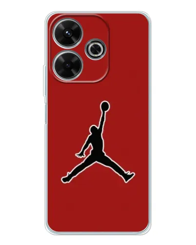 Чехол для Xiaomi Redmi 13 с картинкой «Jordan Red Back» Чехол для Xiaomi Redmi 13 с картинкой «Jordan Red Back»