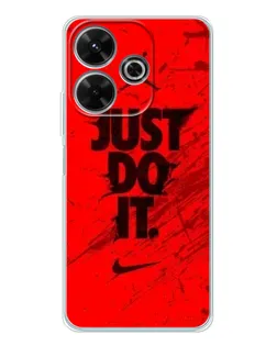 Чохол для Xiaomi Redmi 13 з картинкою «Nike Just Do It»