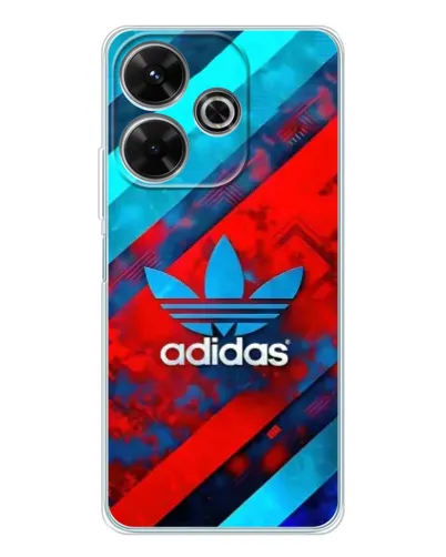 Чехол для Xiaomi Redmi 13 с картинкой «Абстракция Adidas»