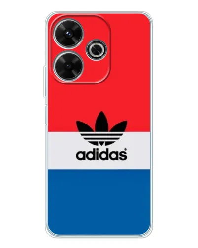 Чехол для Xiaomi Redmi 13 с картинкой «Ретро блоки Adidas»