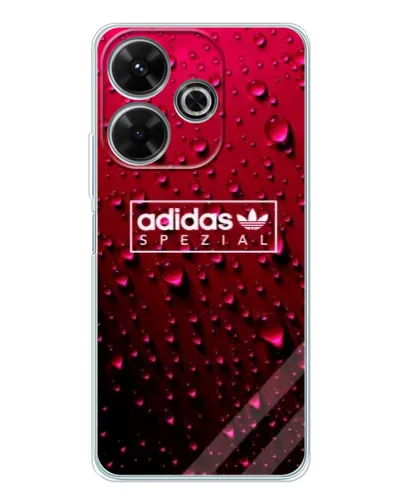 Чехол для Xiaomi Redmi 13 с картинкой «Adidas Gold Marble»