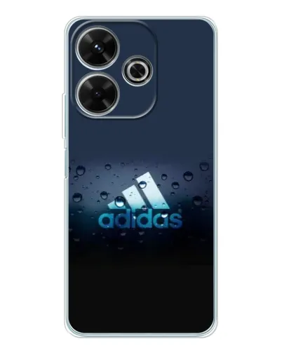 Чехол для Xiaomi Redmi 13 с картинкой «Adidas Water Drops»