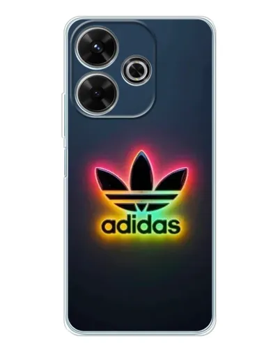 Чехол для Xiaomi Redmi 13 с картинкой «Неоновый Adidas»