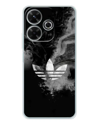 Чехол для Xiaomi Redmi 13 с картинкой «Абстрактный дым Adidas»