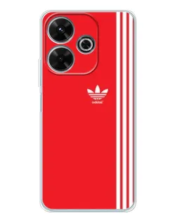 Чохол для Xiaomi Redmi 13 з картинкою «Червоний мінімалізм Adidas» Чохол для Xiaomi Redmi 13 з картинкою «Червоний мінімалізм Adidas»