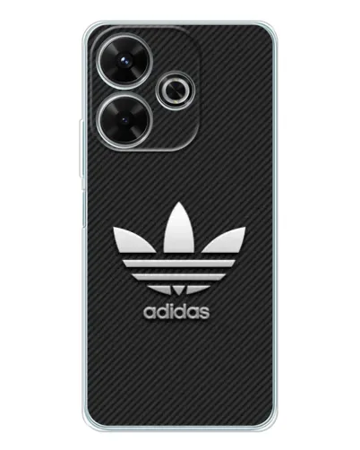 Чехол для Xiaomi Redmi 13 с картинкой «Adidas Карбоновая текстура»