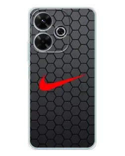 Чехол для Xiaomi Redmi 13 с картинкой «Nike — карбоновая сетка» Чехол для Xiaomi Redmi 13 с картинкой «Nike — карбоновая сетка»