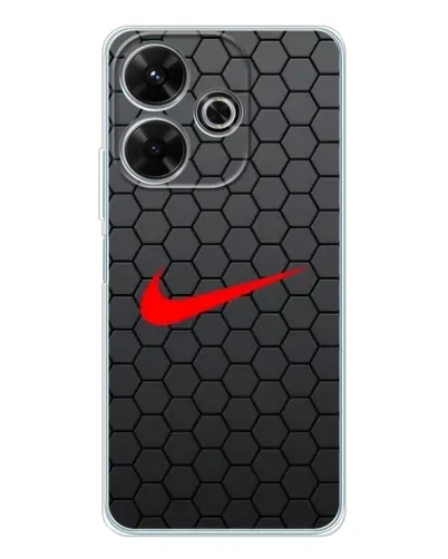 Чехол для Xiaomi Redmi 13 с картинкой «Nike — карбоновая сетка» Чехол для Xiaomi Redmi 13 с картинкой «Nike — карбоновая сетка»