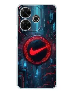 Чехол для Xiaomi Redmi 13 с картинкой «Техногенный стиль Nike»