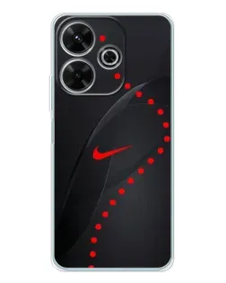 Чехол для Xiaomi Redmi 13 с картинкой «Абстрактный дизайн Nike»