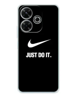 Чехол для Xiaomi Redmi 13 с картинкой «Классический принт Nike»