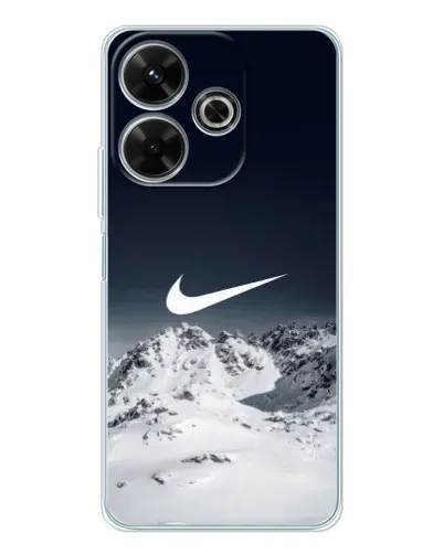 Чехол для Xiaomi Redmi 13 с картинкой «Nike — зимние горы» Чехол для Xiaomi Redmi 13 с картинкой «Nike — зимние горы»