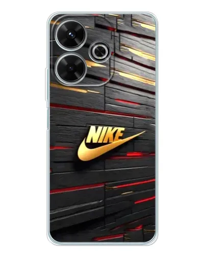 Чехол для Xiaomi Redmi 13 с картинкой «Золотой Nike на металле» Чехол для Xiaomi Redmi 13 с картинкой «Золотой Nike на металле»