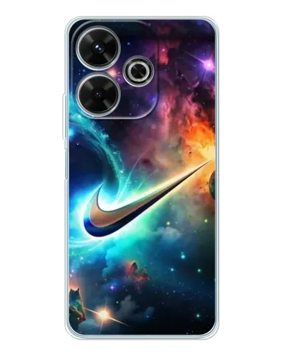 Чехол для Xiaomi Redmi 13 с картинкой «Космический Nike Swoosh» Чехол для Xiaomi Redmi 13 с картинкой «Космический Nike Swoosh»