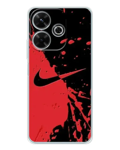 Чехол для Xiaomi Redmi 13 с картинкой «Красные брызги Nike» Чехол для Xiaomi Redmi 13 с картинкой «Красные брызги Nike»