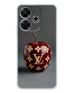 Чехол для Xiaomi Redmi 13 с картинкой «Красное яблоко LV»