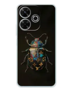Чехол для Xiaomi Redmi 13 с картинкой «LV — мраморный принт»