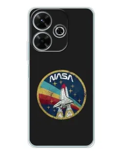 Чехол для Xiaomi Redmi 13 с картинкой «NASA — эмблема миссии» Чехол для Xiaomi Redmi 13 с картинкой «NASA — эмблема миссии»