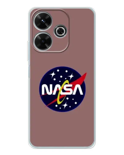 Чехол для Xiaomi Redmi 13 с картинкой «NASA — ретро космос»