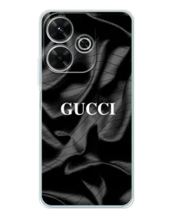 Чехол для Xiaomi Redmi 13 с картинкой «Gucci — шелковые волны» Чехол для Xiaomi Redmi 13 с картинкой «Gucci — шелковые волны»