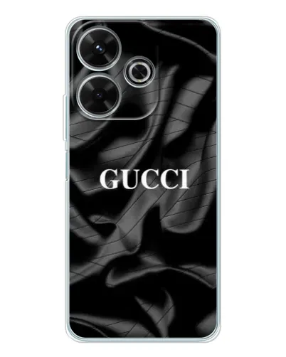 Чохол для Xiaomi Redmi 13 з картинкою «Gucci — шовкові хвилі» Чохол для Xiaomi Redmi 13 з картинкою «Gucci — шовкові хвилі»