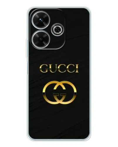 Чохол для Xiaomi Redmi 13 з картинкою «Золотий логотип Gucci» Чохол для Xiaomi Redmi 13 з картинкою «Золотий логотип Gucci»